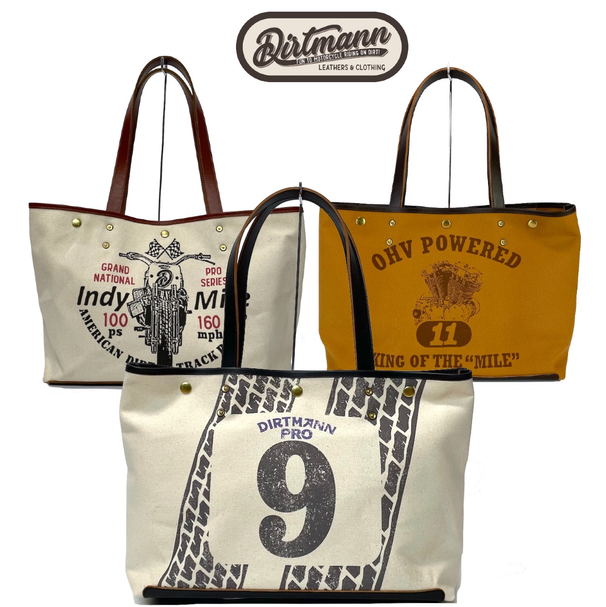 "DIRTMANN TOTE" / DIRTMANN / ダートマン / LEATER DUCK TOTE BAG / レザー / ダック｜MONKEY WRENCH