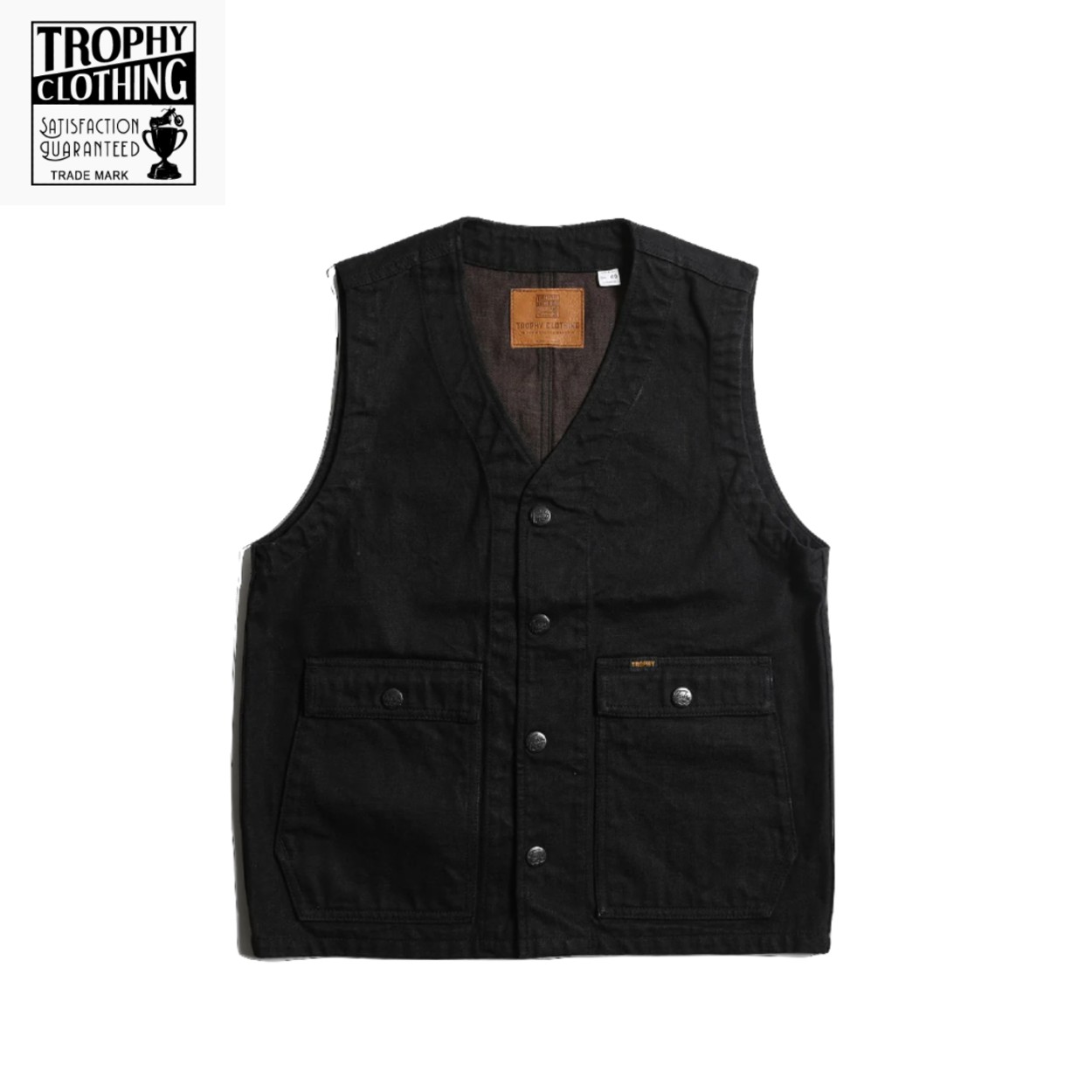 トップス Trophy Clothing Rancher Steerhide Vest TROPHY CLOTHING/トロフィークロージング】2024SS「Rancher