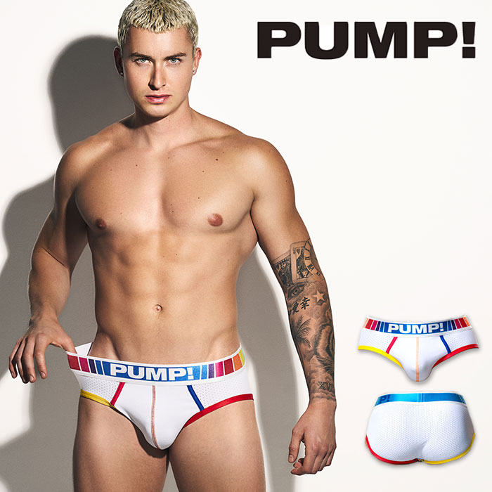 ブリーフ メンズ ローライズブリーフ PUMP UNDERWEAR SPECTRUM BRIEF パンプ ローライズ ストレッチ スポーツ 吸汗速乾 メンズ パンツ 下着 メンズ下着 男性下着 アンダーウェア ブランド セクシー おしゃれ かっこいい プレゼント ギフト