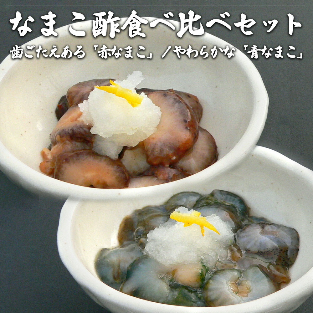 なまこ酢 食べ比べセット　ナマコ酢 三杯酢 おつまみ 酒の肴 日本酒 つまみ 晩酌 海鮮 珍味 海鼠 能登産 石川県産 石川県七尾市 特産品 お取り寄せ グルメ【WS】