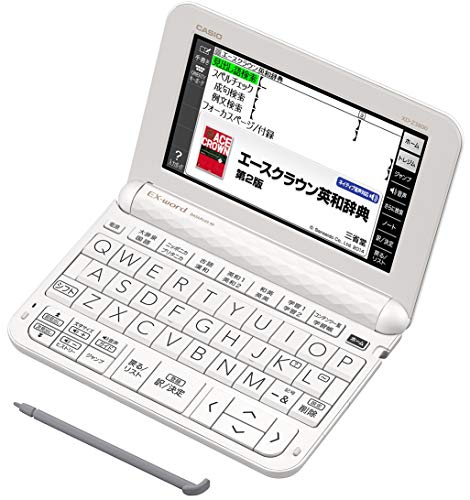 19年モデル カシオ 電子辞書 エクスワード 中学生モデル Xd Z3800we ホワイト 170コンテンツ 最大74 オフ