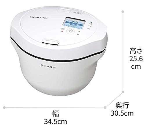 SHARP 水なし自動調理鍋 HEALSiO ヘルシオ ホットクック ホワイト系 KN