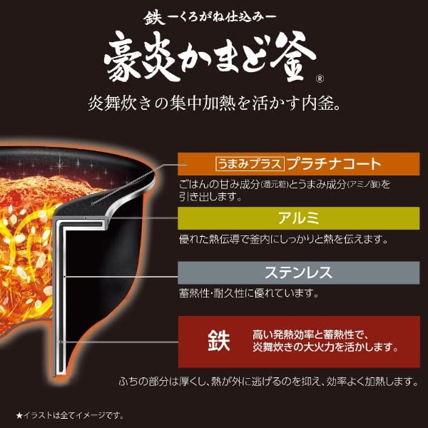 象印 炊飯器 ホワイト NW-JX10-WA ZOJIRUSHI 極め炊き キッチン家電