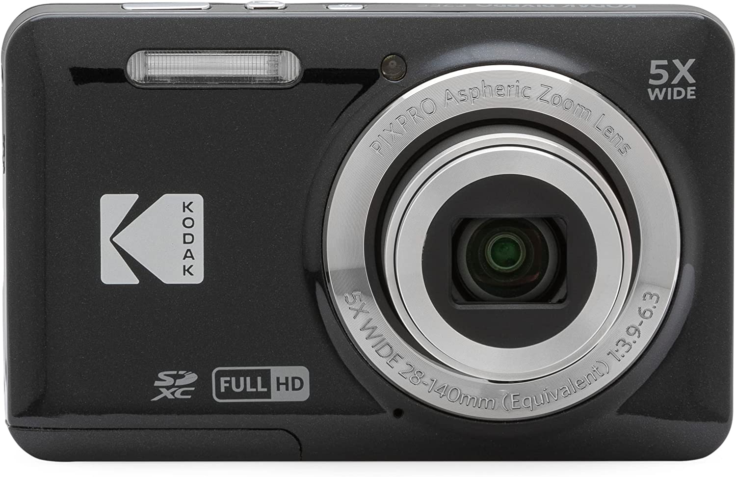 早い者勝ち　新品Kodak PIXPRO FZ55BK デジタルカメラ　ブラック Kodak コンパクトデジタルカメラ 充電式 PIXPRO FZ55 ブラック