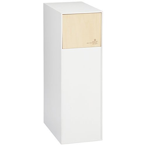 ヤマト工芸 ゴミ箱 袋掛け付 ダストボックス ドアーズS DOORS S 20L ホワイト / YK07-104 日本製 木製 シンプル おしゃれ リビング