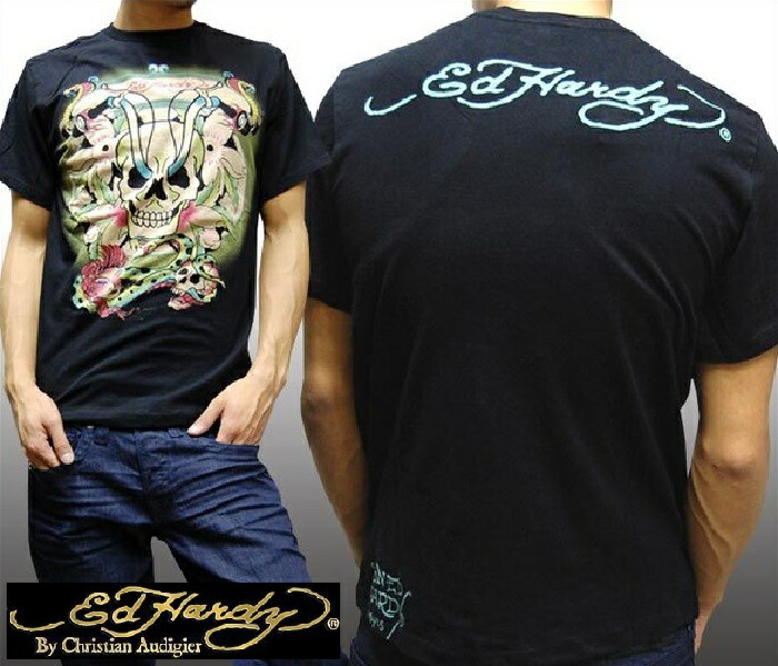 超人気の 0種類の品揃え エドハーディー メンズ 半袖 Tシャツ Ed Hardy Skull Rider ブラック エド ハーディー 正規品 海外 Laセレブ 多数着用 ファッション 雑誌 掲載 ブランド タトゥー セレカジ ストリート ロック スタイル 注目ブランド Shintenchi Biz