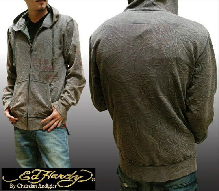 海外輸入 楽天市場 送料無料 0種類の品揃え エドハーディー Ed Hardy メンズ パーカー Tattoo You グレー フーディー エド ハーディー 正規品 海外 Laセレブ 多数着用 ファッション 雑誌 掲載 ブランド タトゥー セレカジ ストリート ロック スタイル