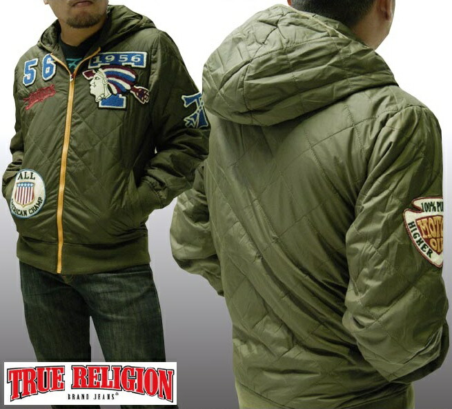 最新情報 トゥルーレリジョン メンズ ナイロン ジャケット 0種類の品揃え True Religion ミリタリー スタジアム ジャケット アウター Laセレブ 愛用 ハイブランド サファリ カジュアル ファッション 雑誌 掲載 デニム ブランド サーフ スタイル 正規 商品 春