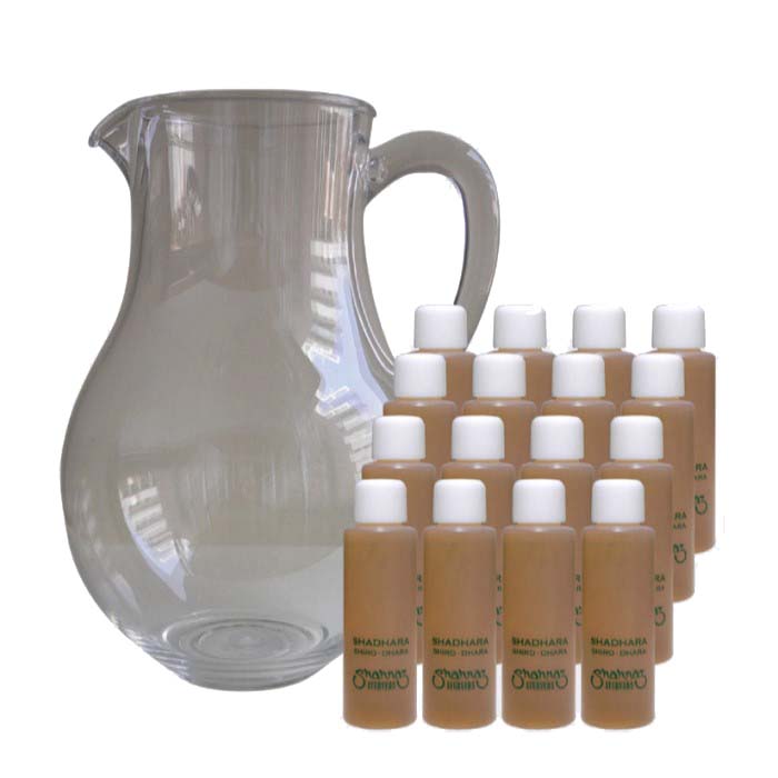 Shahnaz Ayurveda シャナーズ アーユルヴェーダ シャーダラ【50ml×16本】【ポット付き添い人】【貨物輸送無料】