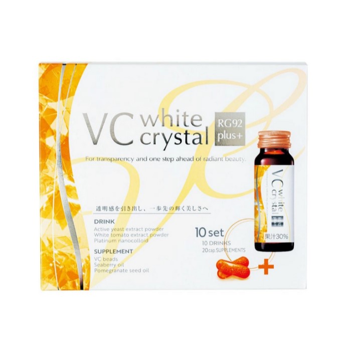 RG92 VC ホワイトクリスタル 50ml&times;10本＋20粒入 【送料無料】｜Good thing -グッドシング-
