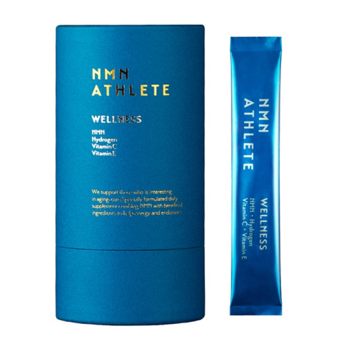 NMN ATHLETE エヌエムエヌ・アスリート WELLNESS POWDER 25包入 【貨物輸送無料】