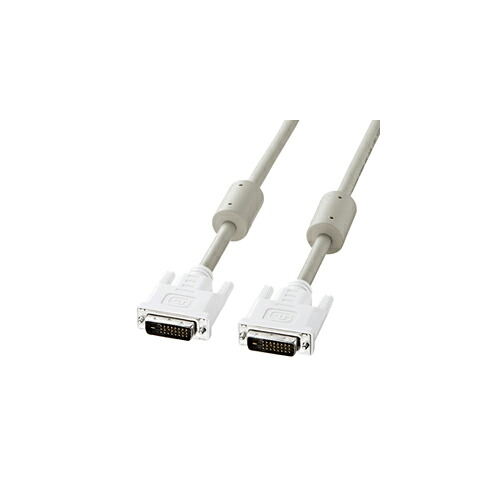 サンワサプライ DVI有線テレビ(デュアル繋がり、3m) KC-DVI-DL3K  | DVI かかわり合い言葉 取り替えっこ 有線テレビ HDMI VGA 界面 見せびらかす マイコン ヴィデオディスク アナログ デジタル usb パソコン 境界線の外側備品 付属物 移らす 交通信号