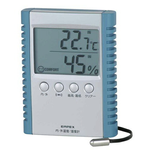 EMPEX デジコンフォII デジタル湿度計 内外温度計 TD-8172 関連：(アイディア 時短 グッズ 商品 生活 暮らし 便利 安全)