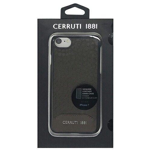 CERRUTI Crocodile Print Leather - Hard Case - Brown CEHCP7MCBR 関連：(アイディア 時短 グッズ 商品 生活 暮らし 便利 安全) 6,225円