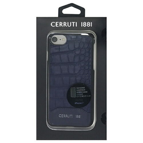 CERRUTI Crocodile Print Leather - Hard Case - Navy CEHCP7MCNA 関連：(アイディア 時短 グッズ 商品 生活 暮らし 便利 安全)
