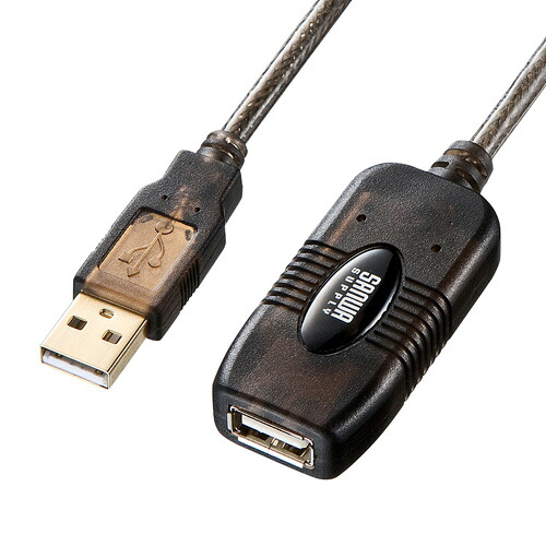 サンワサプライ 20m取りひろげるUSBアクティブリピーターケーブル KB-USB-R220  | パソコン 境界線の外側備品 かかわり合い：usb記憶装置 手合い 静電容量 こしき 差し込み 有線テレビ 申し受ける器 取り替えっこ type アダプター 申し受ける 記憶装置 取りひろげる