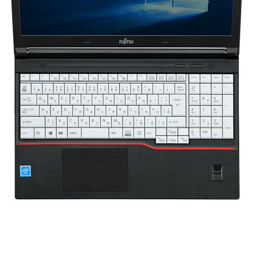 サンワサプライ ノート用シリコンキーボードカバー(富士通LIFEBOOKAシリーズ用) FA-SLIFEA2W | キーボード 関連単語 bluetooth テンキー付きワイヤレス 無線 有線 折り畳み 静音 小型 大型 ピアノ カバー スライダー マウス かわいい 可愛い パソコン 周辺機器