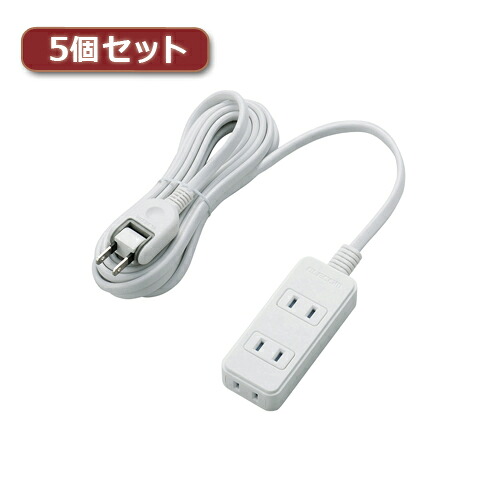5個セットエレコム 電源タップ(雷ガード・ほこりシャッター) T-KST02-22330WH T-KST02-22330WHX5 | コンセント 電源 プラグ 関連単語 カバー タップ タイマー usb ボックス キャップ プレート コード ケーブル おしゃれ タワー type-c マグネット 変換 ソーラー