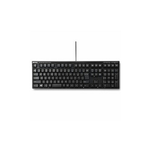 BUFFALO 緩衝装置置き目 USB繋ぎ合わせる 有線ディープストロークパンタグラフキーボード 黒いこと BSKBU510BK  | パソコン 境界線の外側計器 かかわり合い：usb記憶装置 手合い 電気容量 こしき 差し込み 有線テレビ 申し受ける器 取り替えっこ type アダプター 申し受ける 記憶装置 取りひろげる