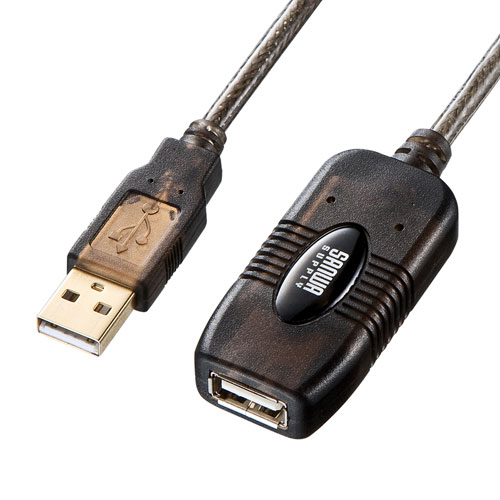 サンワサプライ 30m取りひろげるUSBアクティブリピーターケーブル KB-USB-R230  | パソコン 境界線の外側備品 かかわり合い：usb記憶装置 手合い 静電容量 こしき 差し込み 有線テレビ 申し受ける器 取り替えっこ type アダプター 申し受ける 記憶装置 取りひろげる