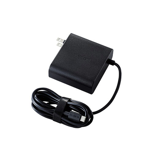 エレコム ノートPC用ACアダプター Type-C PD対応 65W ケーブル一体型 2m ブラック ACDC-PD0465BK | ケーブル 関連単語 DVI 変換 ケーブル HDMI VGA インターフェース ディスプレイ パソコン DVD アナログ デジタル usb PC 周辺機器 アクセサリー 転送 信号