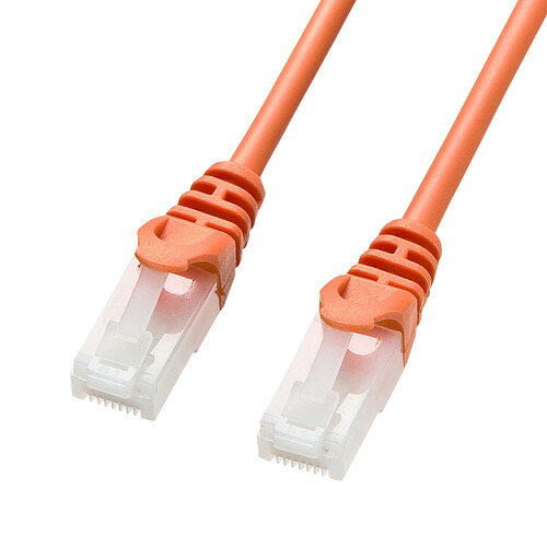 サンワサプライ ツメ折れ防止CAT5eLANケーブル LA-Y5TS-20D | ケーブル 関連単語 DVI 変換 ケーブル HDMI VGA インターフェース ディスプレイ パソコン DVD アナログ デジタル usb PC 周辺機器 アクセサリー 転送 信号