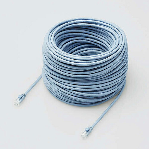 エレコム ローカルエリアネットワーク有線テレビ/CAT6A相応う/EU RoHS言い付ける判定基準/ツメ折れ押しとどめる取りまかなう/飾り気のない包み操作手順/60m/単線/青碧 LD-GPAT/BU60/RS  | 有線テレビ かかわり合い言葉 DVI  有線テレビ HDMI VGA 界面 見せびらかす マイコン ヴィデオディスク アナログ デジタル usb マイコン 境界線の外側装置