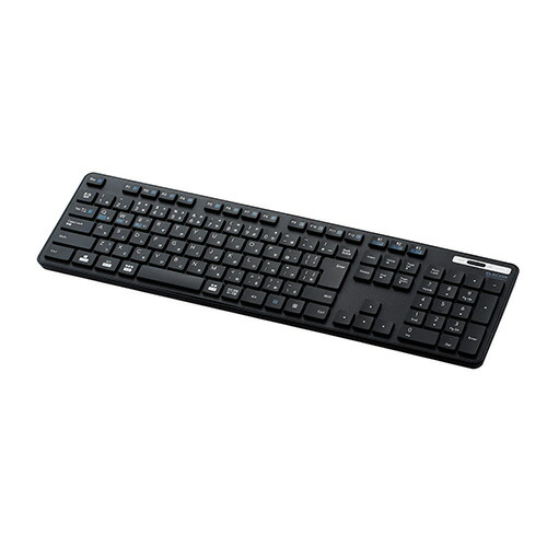 エレコム Bluetoothフルキーボード/薄型/メンブレン式/抗菌/マルチペアリング相応う/黒いこと TK-FBM120KBK  | 鍵盤 かかわり合い言葉 bluetooth テンキー付き添い人無線電話 無線電話 有線 折り畳み 静音 小型 大型 洋琴 取りまかなう スライダー 二十日鼠 愛くるしい 好いたらしい
