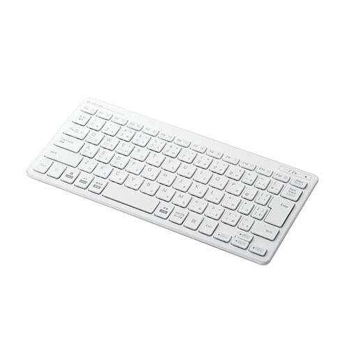 エレコム Bluetoothミニ鍵盤/パンタグラフ式/薄型/マルチos相応う/白いこと TK-FBP100WH  | 鍵盤 かかわり合い言葉 bluetooth テンキー付き添い人無線電話 無線電話 有線 折り畳み 静音 小型 大型 洋琴 取りまかなう スライダー 二十日鼠 愛くるしい 好いたらしい マイコン 境界線の外側備品