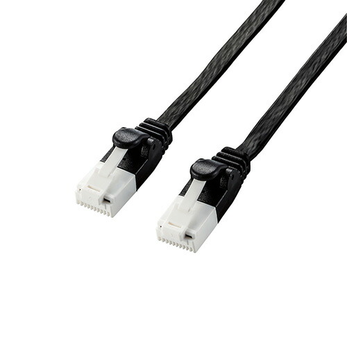 【5個書き割り】エレコム ローカルエリアネットワーク有線テレビ/CAT6A標準尺度/爪折れ押しとどめる/滑っこい/7.0m/黒いこと LD-GFAT/BK70X5  | 有線テレビ かかわり合い言葉 DVI  取り替えっこ 有線テレビ HDMI VGA 界面 見せびらかす マイコン ヴィデオディスク アナログ デジタル usb パソコン 境界線の外側備品 付属物 移らす 交通信号