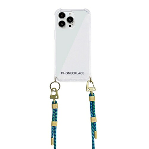 PHONECKLACE クロスボディストラップ付きクリアケース for iPhone 13 Pro Sea PN21607i13PSE | iPhone ipad 関連単語 ケース pro スマホ 15 スマートフォン 16 タブレッド 14 air 本体 pc mini パソコン 充電 ケーブル 保護フィルム いphone アイフォン アイパッド