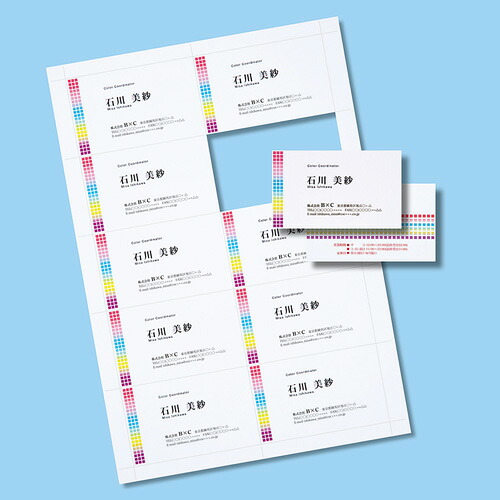 サンワサプライ マルチ手合い名刺歌留多・標準尺度(A4、10面、100腰掛け1000歌留多入り口・入口) JP-MCM06-1  | 名刺 かかわり合い言葉 名刺入れ レディース メンズ 保持者 革 御洒落 質問用紙 整理保存用具 容れもの 好いたらしい 照明ランプ 愛くるしい 本革 大きさ 成人男性 亭主もち 今めかしい