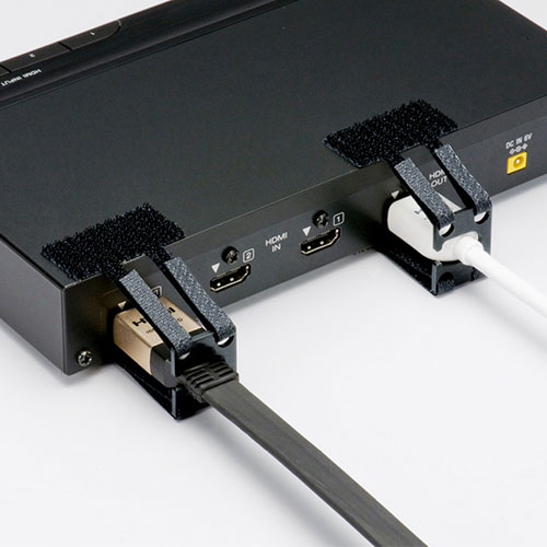 サンワサプライ HDMIホールドロック(HDMIプラグ対応) CA-NB004 | コンセント 電源 プラグ 関連単語 カバー タップ タイマー usb ボックス キャップ プレート コード ケーブル おしゃれ タワー type-c マグネット 変換 ソーラー 有線 無線