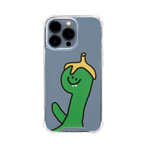 168cm ハイブリッドクリアケース for iPhone 13 Pro Green Olly with バナナ 168263i13P | iPhone ipad 関連単語 ケース pro スマホ 15 スマートフォン 16 タブレッド 14 air 本体 pc mini パソコン 充電 ケーブル 保護フィルム いphone アイフォン アイパッド