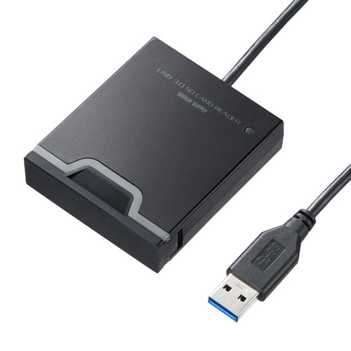 サンワサプライ USB3.2 Gen1 SDカードリーダー ADR-3SDUBKN | PC 周辺機器 関連:usbメモリ タイプ 容量 ハブ コンセント ケーブル 充電器 変換 type アダプタ 充電 メモリー 延長