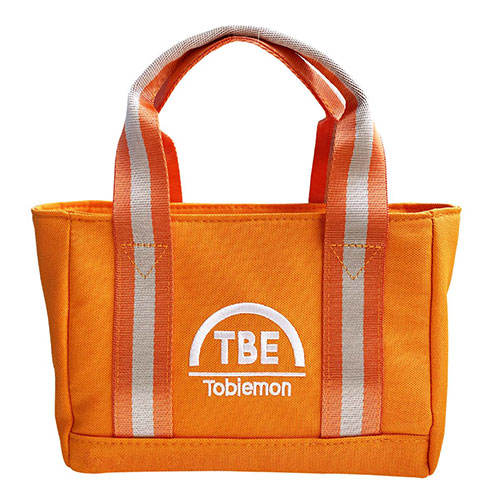 【5個セット】 TOBIEMON トートバッグ オレンジ T-TTBG-ORX5 | ポーチ バッグ 鞄 カバン 関連単語 小物入れ メンズ 旅行 大きめ 小さめ ライト レディース 男 女 おしゃれ 持ち手 カバー かばん 男性 女性 スタンド