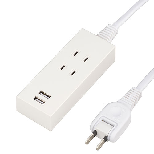 【10個仕掛ける】 YAZAWA 2AC2USB 2.1A2.5m 白いこと Y024025WH2UX10  | パソコン 境界線の外側計器 かかわり合い：usb記憶装置 手合い 電気容量 こしき 差し込み 有線テレビ 申し受ける器 取り替えっこ type アダプター 申し受ける 記憶装置 取りひろげる