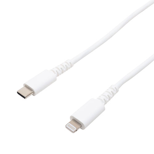 MCO 超高耐久ライトニングType-Cケーブル ホワイト 2m SCL-YS20/WH | ケーブル 関連単語 DVI 変換 ケーブル HDMI VGA インターフェース ディスプレイ パソコン DVD アナログ デジタル usb PC 周辺機器 アクセサリー 転送 信号