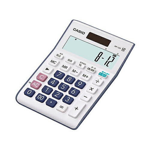 カシオ計算機 余り計算電卓 MP-12R-N | 事務 オフィス 電卓 大きい 小さい 12桁 12 桁 おしゃれ 簿記 可愛い かわいい オシャレ 簿記 ミニ ちいさい おおきい