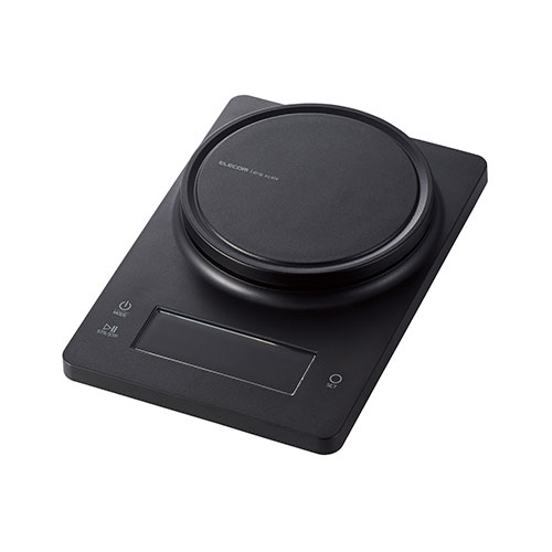 エレコム ドリップスケール/コーヒー専用タイマー機能搭載/計量+タイマー計測同時表示/操作・カウント音付/最大2kg/最小0.1g表示/バックライト付/ブラック HCS-KS04BK | ライト 関連単語 充電 LED おしゃれ ソーラー 乾電池 電池 自転車 防災 液晶 スタンド 変換