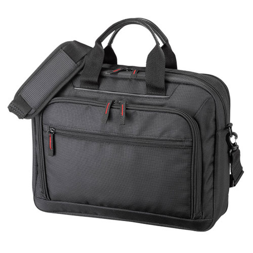 サンワサプライ マチ拡張PCバッグ ブラック BAG-W3BK | ポーチ バッグ 鞄 カバン 関連単語 小物入れ メンズ 旅行 大きめ 小さめ ライト レディース 男 女 おしゃれ 持ち手 カバー かばん 男性 女性 スタンド｜Good thing -グッドシング-
