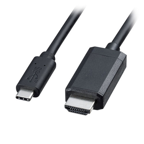 サンワサプライ TypeC-HDMI取り替えっこ有線テレビ 5m 黒いこと KC-ALCHD50K  | 有線テレビ かかわり合い言葉 DVI  取り替えっこ 有線テレビ HDMI VGA 界面 見せびらかす マイコン ヴィデオディスク アナログ デジタル usb パソコン 境界線の外側備品 付属物 移らす 交通信号