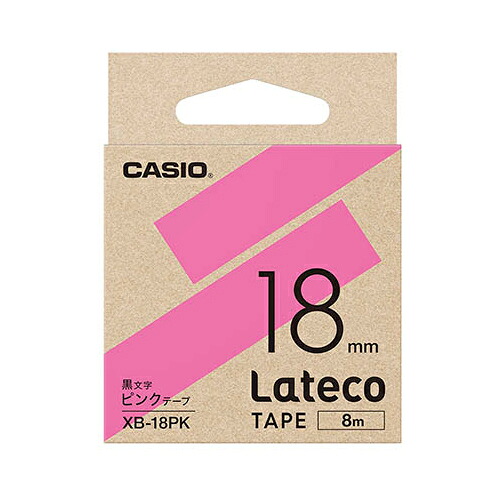 【5個仕掛ける】 カシオ計算機 Lateco 詰め替え用磁気テープ 18粍 サクラ色磁気テープ黒文字 XB-18PKX5  | 磁気テープ かかわり合い言葉 点火装置 裁断師 どんぶり鉢 大リーグ 点火装置 led 着飾る 今めかしい 診療 マスキング のり 詰替え 保持者 両面 テプラ 詰め替え