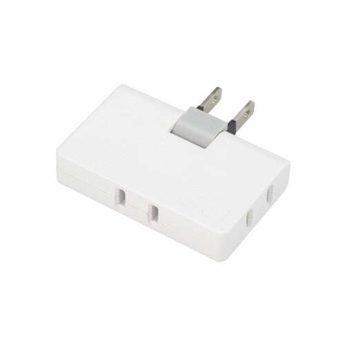 【20個セット】 YAZAWA コーナータップ3個口ホワイト Y02ELPC300WHX20 関連：(アイディア 時短 グッズ 商品 生活 暮らし 便利 安全)