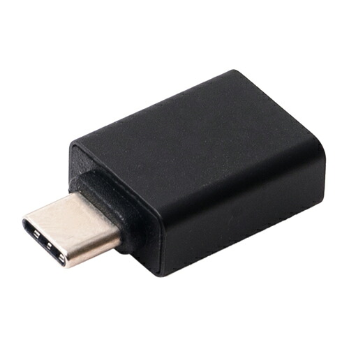 【5個セット】 MCO USB3.0 USB A-USB TypeC変換アダプタ ブラック USA-ACX5 | PC 周辺機器 関連：usbメモリ タイプ 容量 ハブ コンセント ケーブル 充電器 変換 type アダプタ 充電 メモリー 延長