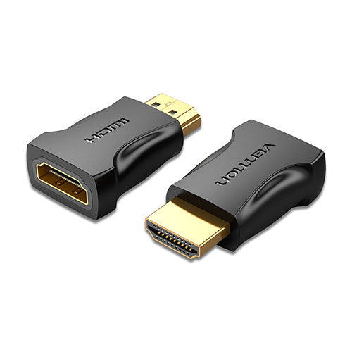 【2個入×10書き割り】 VENTION 4K相応う HDMI Male to Female アダプタ 人工知能学-2144X10 かかわり合い：(アイディア 時短 グッズ 商いもの 遣って行く 生活様式 助けになる 安全性のある)