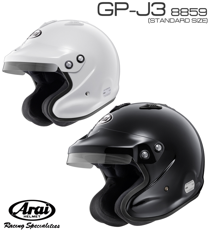 【楽天市場】Arai アライ ヘルメット GP-J3 8859 + HANSクリップ