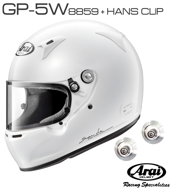 楽天市場】Arai アライ ヘルメット GP-5W + HANSクリップ セット 8859 ...