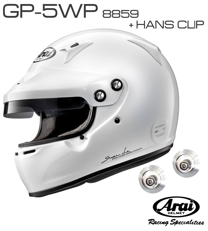 楽天市場】Arai アライ ヘルメット GP-5WP 8859 + HANSクリップ セット