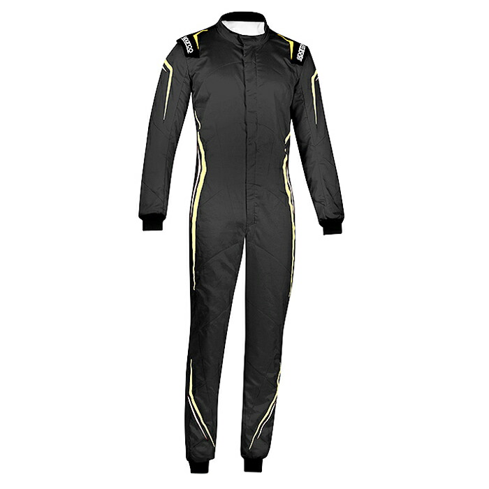 SPARCO スパルコ PRIME R568 レーシングスーツ 黒いこと×黄色 FIA8856-2018お墨付き (001146NRGF)